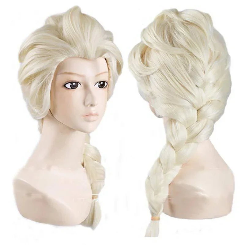 

Wig Movies Frozen Snow Queen Elsa Hair Cosplay Wigs For Halloween Carnival Purim Masquerade Party