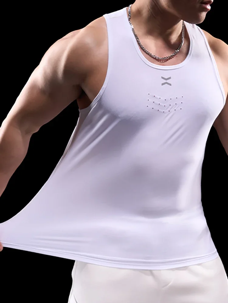 Mens Womens Athletics Tank Top Running Vest Speed Sports Fitness Shirts Guys Athlete Track Field Marathon Sleeveless Clothing