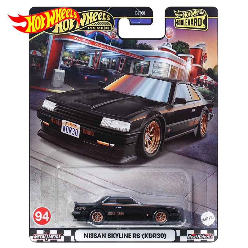 

Original Hot Wheels Premium Car Boulevard Nissan Skyline RS (KDR30) Toy for Boy 1/64 Diecast Metal Voiture Juguete Birthday Gift