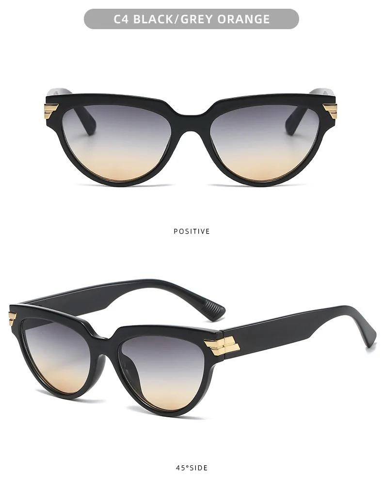 2023 Cat Eye Sunglasses Women Vintage Sun Glasses Trending Glasses Luxury Brand Designer Female Shade Oculos De Sol Masculino