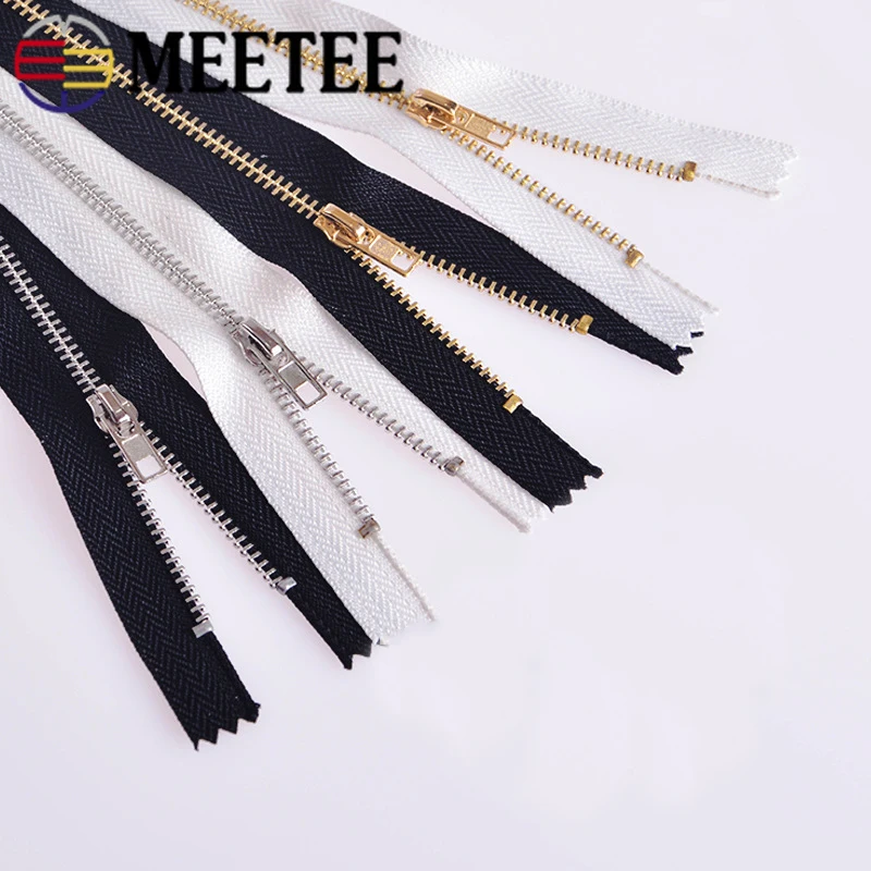 10/20pcs Meetee 830cm 3 Metal Closeend Zipper Auto Lock Decoration