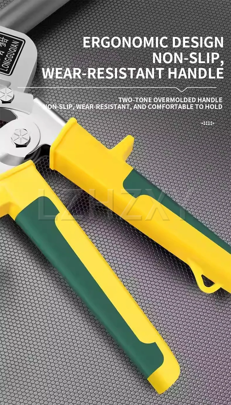 Metal Stud Crimping Pliers, Double-Handle Stud Pliers, Aluminum Ceiling Perforat