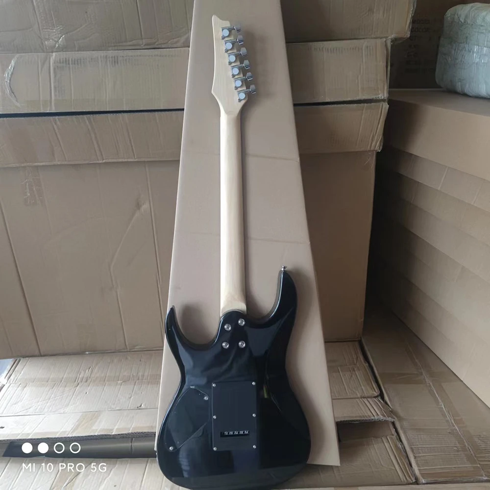 Acoustic Electric Guitar 6 Strings 24 Frets Electric Guitar Maple Body Electric Guitar Professional Guitarra With Necessary Parts & Accessories Guitar Capo Acoustic Guitar Strings