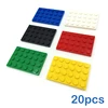 20pcs DIY Building Blocks Thin Figures Bricks 4x6 Dots 12Color Educational Creative Compatible With Brand Toys for Children 3032 1