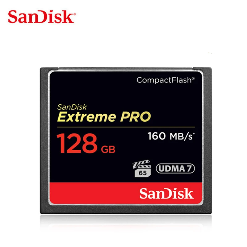 Sandisk Extreme Pro Cf Card 32Gb 64Gb 128Gb Scheda Di Memoria 160 Mb/S Compact Flash Card 1067X 4K Compactflash Per La Macchina Fotografica Di Hd Sdcf
