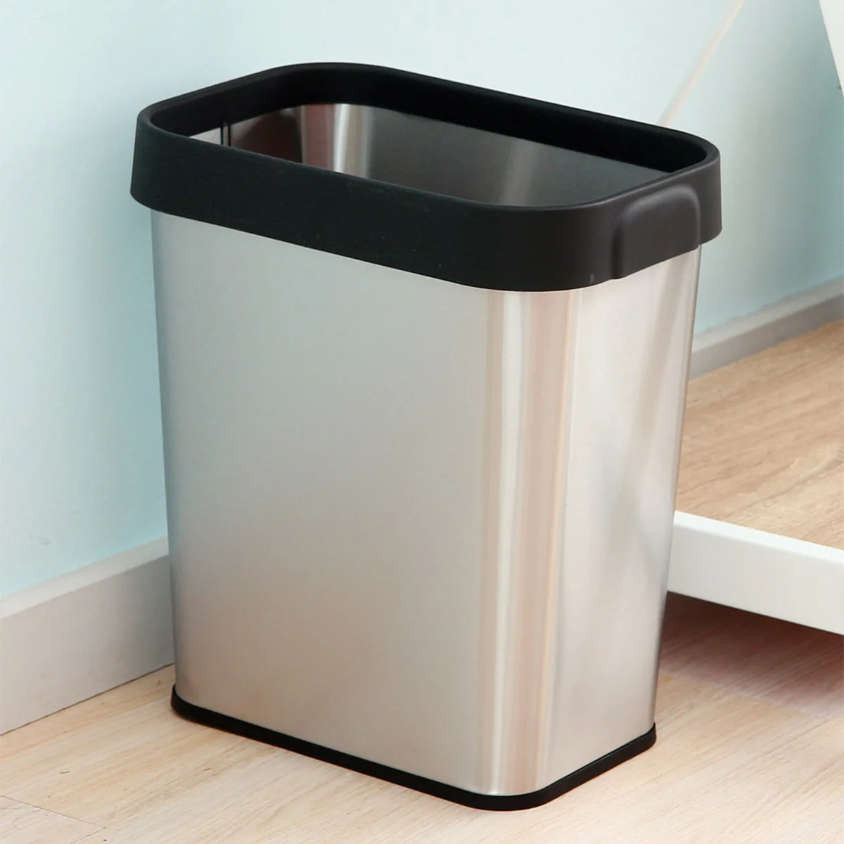 12L 410 Stainless Steel Trash Can,Open Kitchen,Bath..