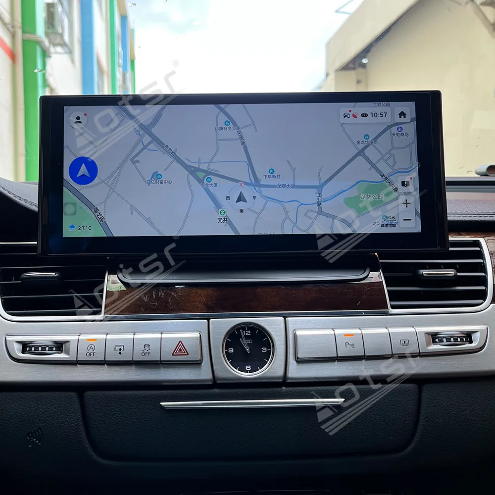 Per Audi A8 S8 D4 3G 2010 - 2017 Navigazione GPS per auto da 12,3 "con CarPlay, sistema di informazioni multimediali Android Auto - Image 3