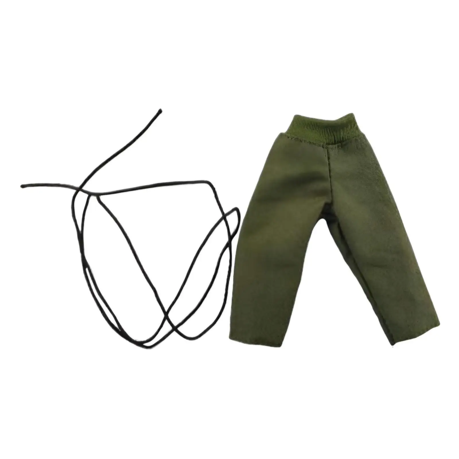 1/18 Scale Figure Joggers Pant Sports for 3.75`` Male Dolls Figure Accessory