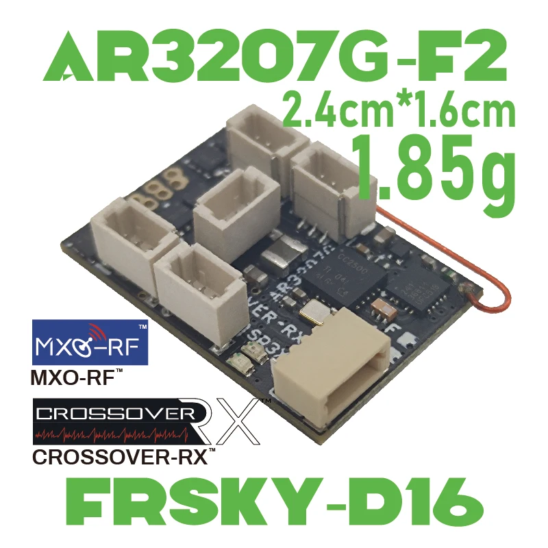 Ricevitore Crossover-RX Ma-RX62HE-D Con ESC 7A 2-3s – Per Modelli RC, Spectrum DSMX/2