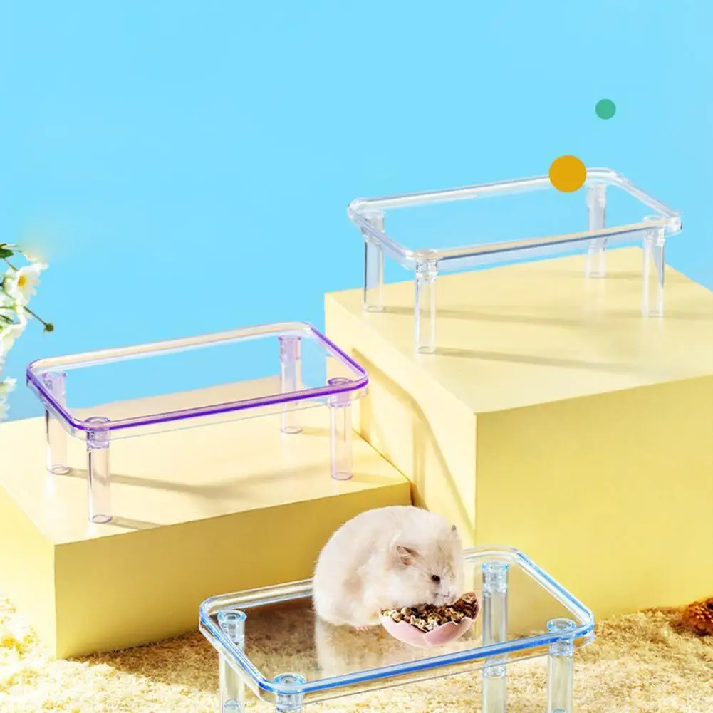 

NEW Hamster Platform Stand Toy Multipurpose Playground Pet Cage Accessories For Hamsters Chinchillas Golden Bears