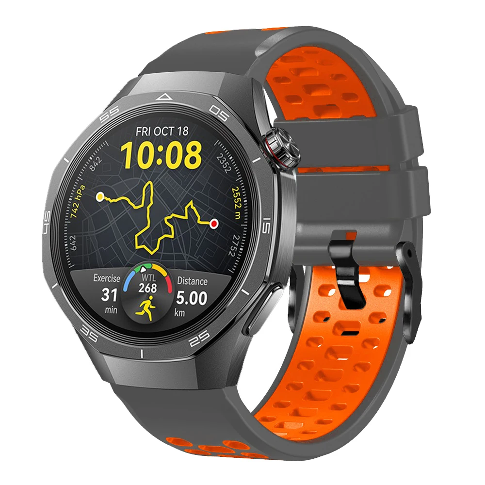 Premium 22mm Silicone Watch Strap - Versatile and Durable Bracelet Watchband