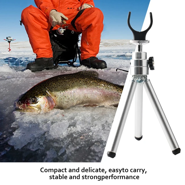 Fishing Rod Holder Aluminum Alloy Ice Fishing Rod Holder Foldable