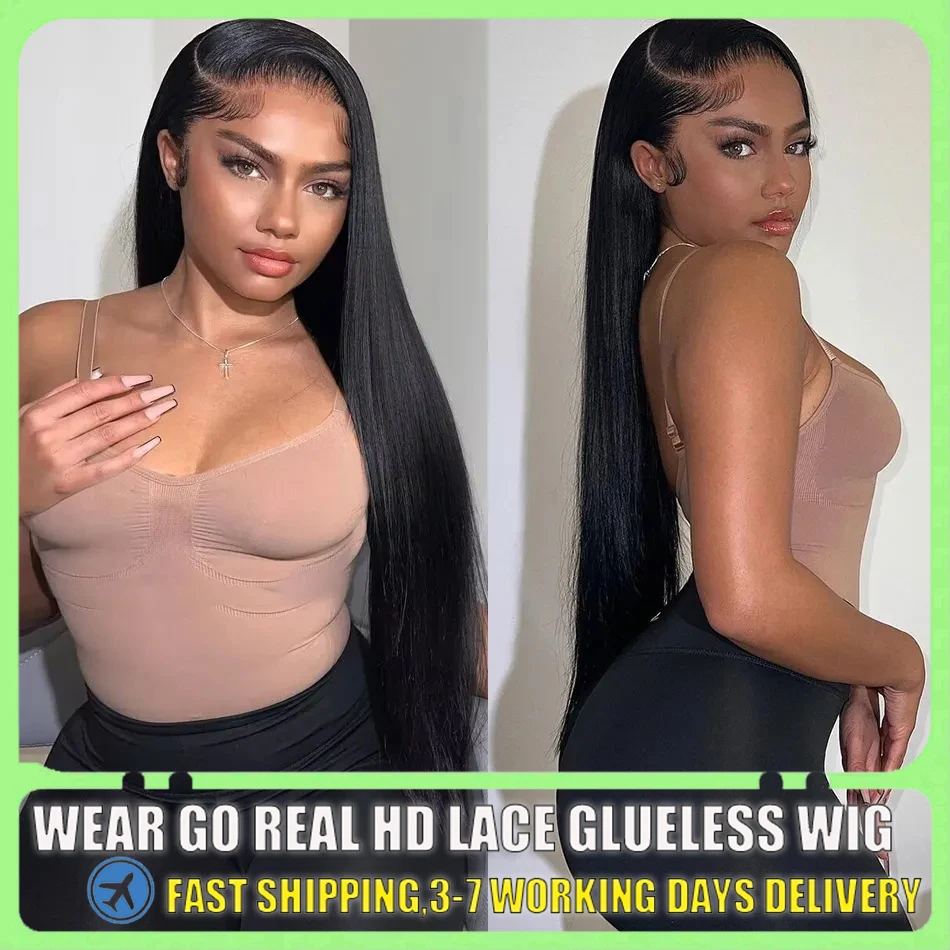 

13x4 13x6 Straight Lace Front Wig HD Transparent 40 Inch Brazilian Human Hair Wigs Lace Frontal Wig Lace Closure Wig For Women