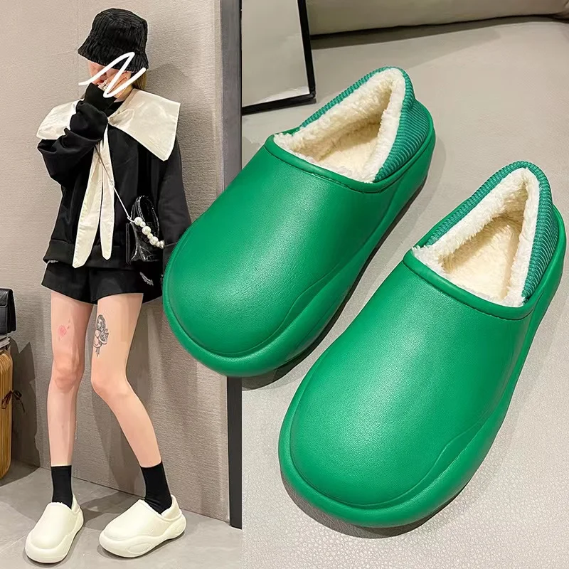 

Women Men Winter Cotton Shoes Unisex 35-44 Women Cotton Slippers Home Slippers Men Winter Slippers for Men