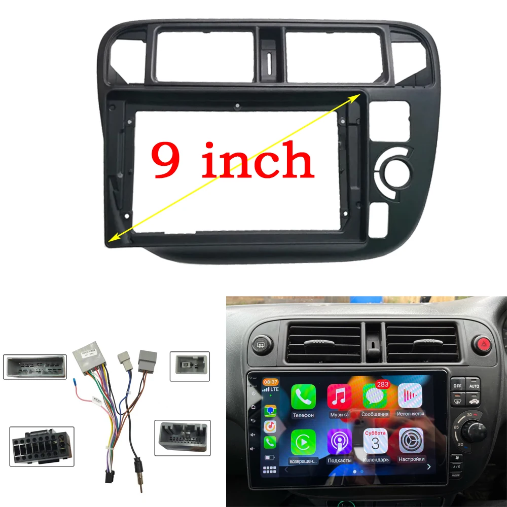 ȥ ú EK3/EK4/EK9 1995 - 1999 DVD GPS ȵ̵ Ʈ ŰƮ Ʈ г    2 Din 9 ġ ī þ 