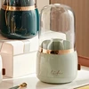 1pcCosmetic Storage Dustproof Rotating Compartment Brush Tube Lipstick Eye Shadow Makeup Brush Bucket Desktop Shelf 6