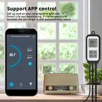 Tuya Digital Temperature Controller Socket Thermostat Heater Plug for Aquarium Greenhouse Voice Control Via Alexa Google Home - Image 2
