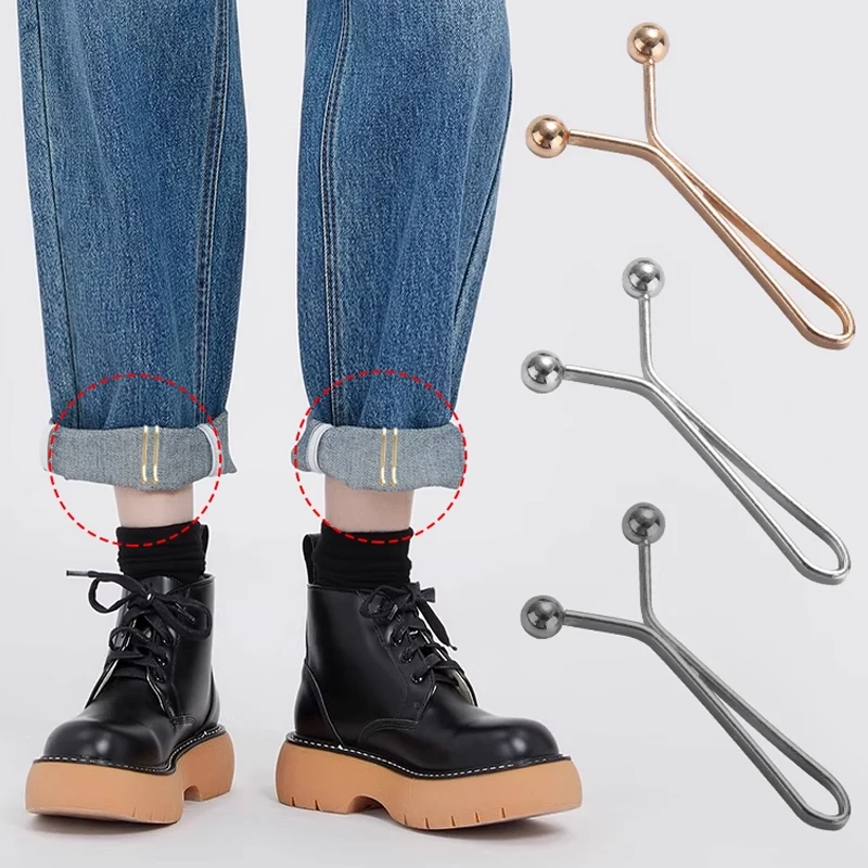 invisible waist tightening metal clip 4pcs Adjustable Button Clip For Jeans Clothes Fashion Accessories
