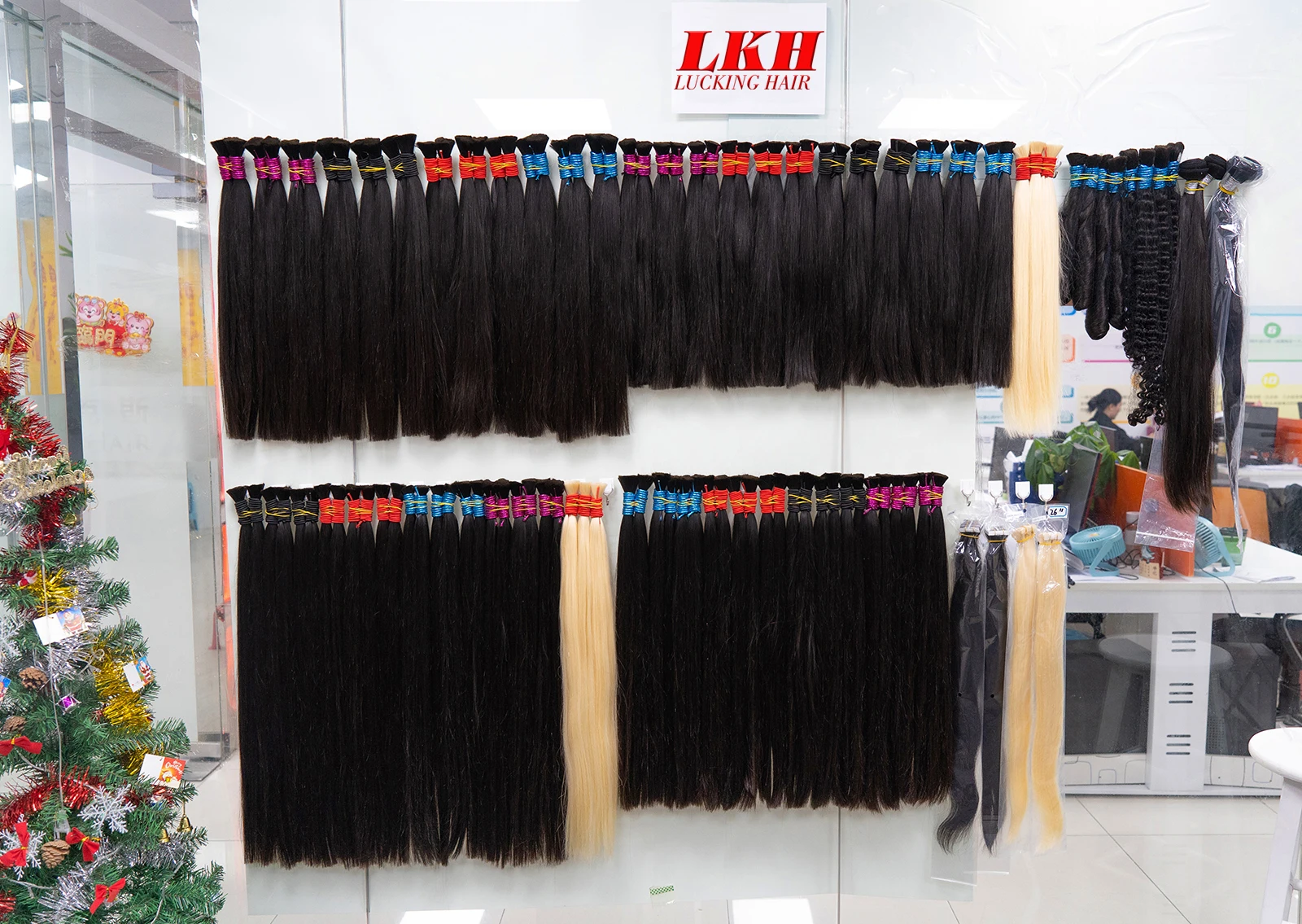10A Raw Vietnamese Indian Russain Straight Natural Hair Remy Virgin Braiding Blonde 613 Human Hair Bulk Extensions Bundles