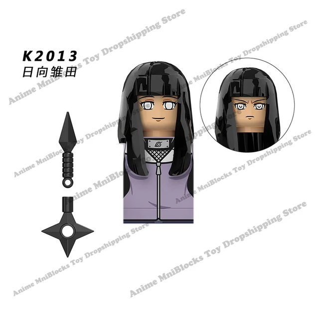 Naruto Sasuke Kakashi Akatsuki bricks Building Blocks Anime cartoon Mini Action Figures Heads Assembly Toys kids Birthday Gifts Silver