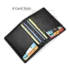 YUECIMIE Super Slim Soft Wallet Genuine Leather Mini Credit Card Holder Wallets Purse Thin Small Card Holders Men Wallet 4
