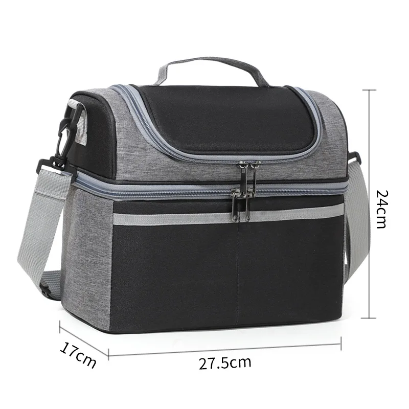 Cooler Bag Outdoor Picnic Bag Waterproof Camping Travel Organizer Bag Thermal Cooler Lunch Box Portable Food Large Capacity Storage Handbag