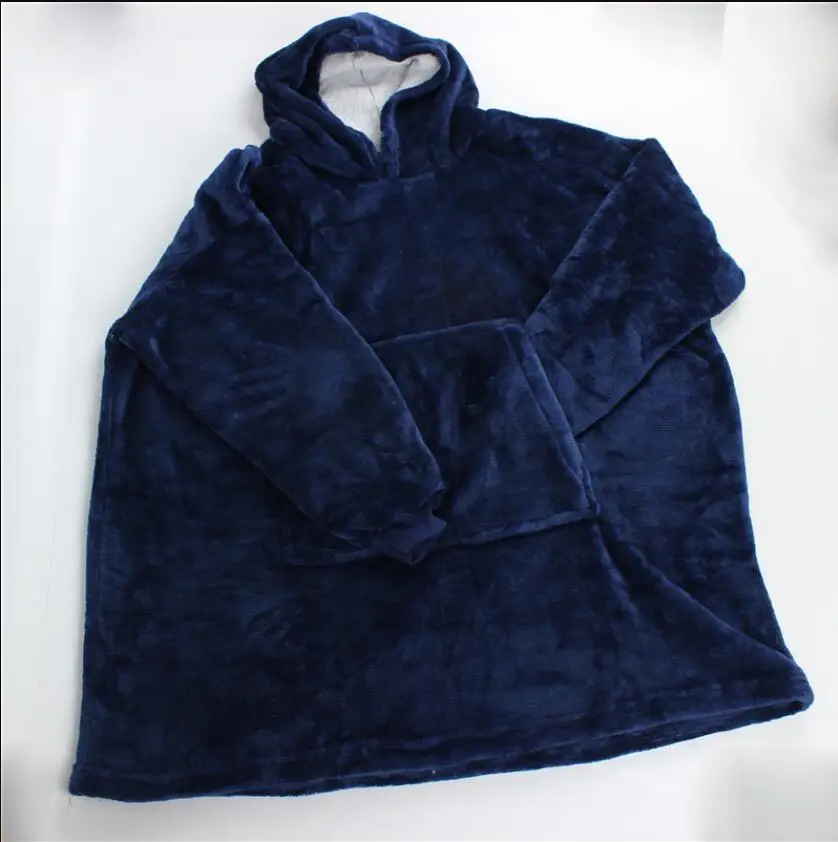 Pyjama Q093H Couverture Sweat À Capuche Surdimensionné Snuggle Sherpa