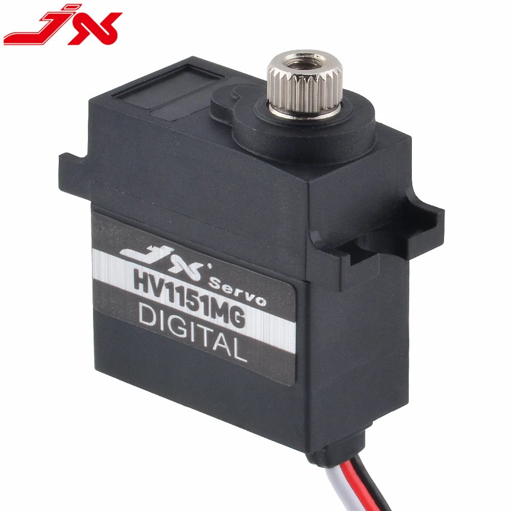 JX PDI-HV1151MG 15g 4.5kg.cm@8.4V металлические шестерни, водонепроницаемый цифровой мини-сервопривод высокого напряжения для Traxxas TRX-4 BRX01, гусеничный Радиоуправляемый автомобиль