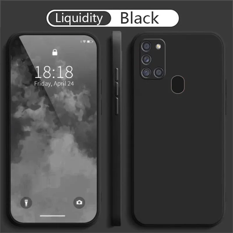 High-Quality Silicone TPU Soft Matte Phone Case - Durable Back Cover with Bumper Protection