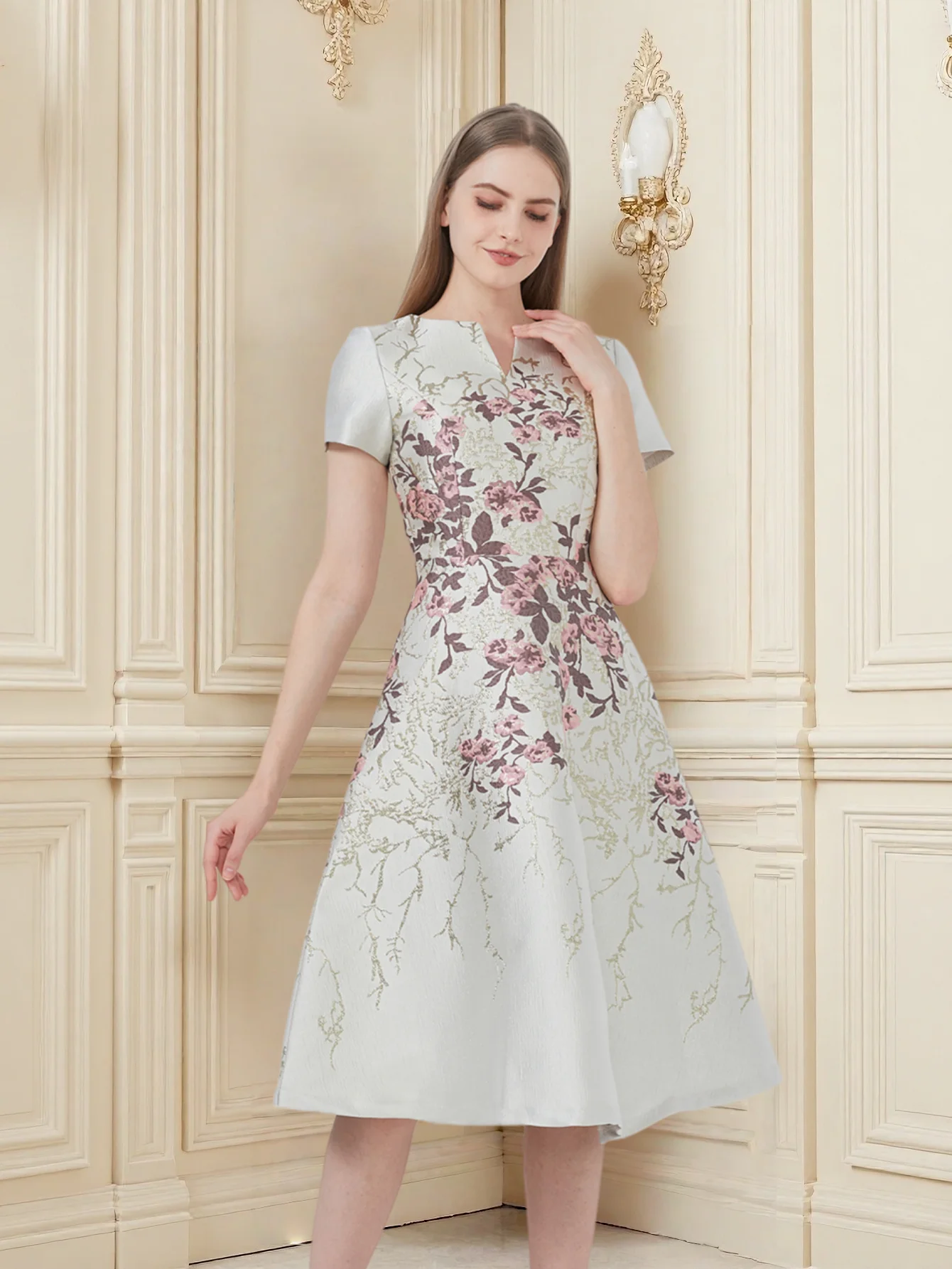 Rose Petal Symphony Dress S886326642b124cf191a241769868651cG