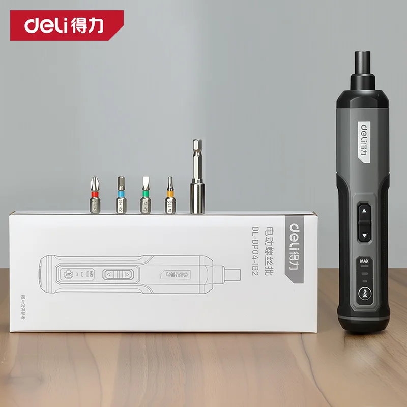 مفك براغي كهربائي صغير DELI — قابل للشحن