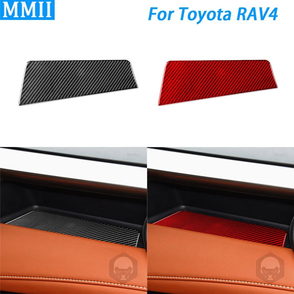 

Для Toyota RAV4 2016-2017 углеродное волокно Co-pilot коробка для хранения панель декоративная крышка аксессуары для украшения интерьера автомобиля Наклейка