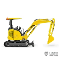 LESU 1/14 PC30 Metal Mini RC Hydraulic Excavator 6CH Valve Digger ST8 Radio Control Finished Trucks Car Light Machine Toys 2