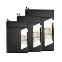 High Quality Magnetic Clipboard A5 Faux Leather Writing Pad A4 Restaurant Menu Holder Sturdy Hard Writing Board A6 Paper Holder 1