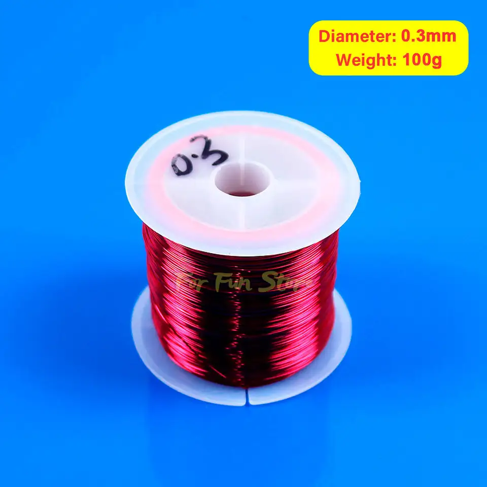 For Fun Copper Wire Enameled Wire 0.1mm -1.0mm Multi-purpose Bead String Cable Conductive Copper Wire Magnet Wire Bare Wire Coil image 8