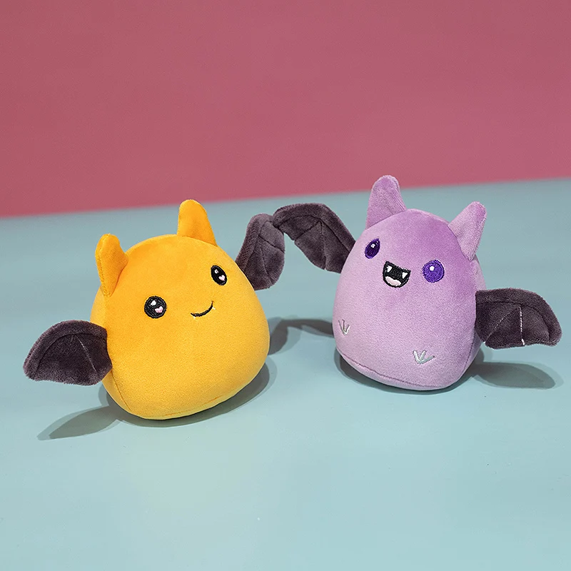 Creative Lucky Bats Plush Toys Smiling Face Soft Doll Pillow Stuffed kawaii Dark Elf Cute Bat Plush Toys for Children Kids 6