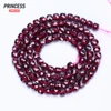 A++ Natural Red Garnet 3.8mm Cube Faceted Beads for Jewelry Making DIY Bracelet Necklace Accessories 2