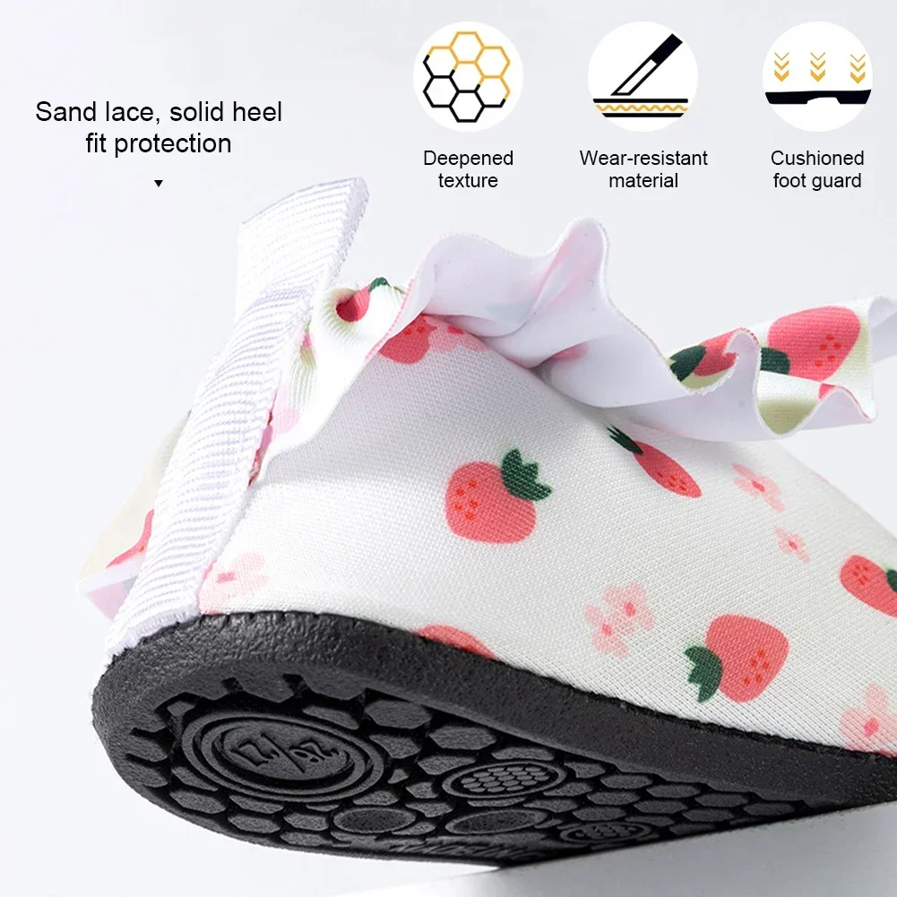 Beach Shoes Children Print Waterproof Sports Sneakers Swimming Aqua Barefoot Shoes Indoor Kids Outdoor Slippers