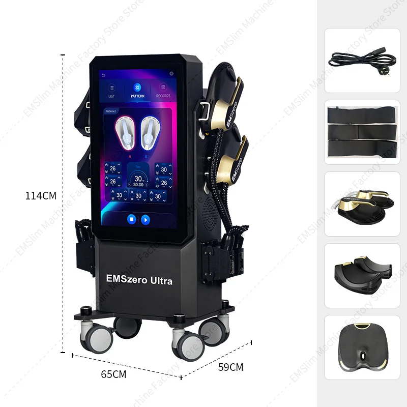 EMSzero 15 Tesla 6500w NEO Body Slimming Nova Fat Burning Muscle EMS Sculpting Electromagnetic Stimulate Hiemt Pro Machine 2025 6