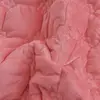 Luxury Velvet Couple Double Bed Sheet Bed Skirt Ruffles Thick Quilt Fitted Sheet with Tassels Decorative Mattress Cover 150 180 3
