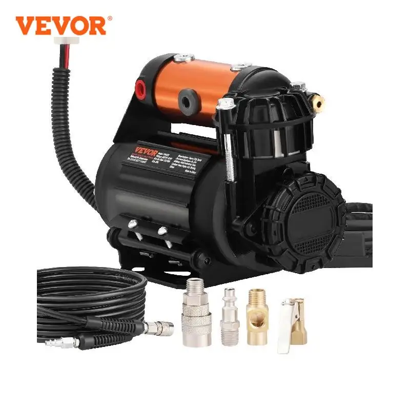 VEVOR Car Air Compressor Portable Tire Inflator Heavy Duty 3.5CFM Air Pump Kit for Auto Accessories Jeep Vehicle with Air Tools