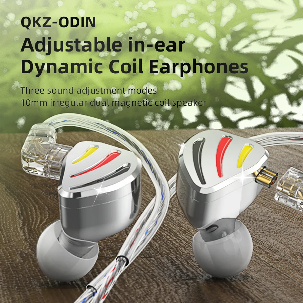 QKZ VK4 In-Ear Subwoofer HiFi Wire-controlled Earphone With Mic(Carbon - Foto 5