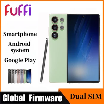 FUFFI Global Vision S26 Pro Smartphone Android 8GB RAM 512GB ROM 6.8 Inch Phone 1920x1080HD 24MP+48MP 5G Network Mobile Phones