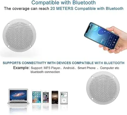 herdio impermeável construído em bluetooth do amplificador da classe de compatível do teto loadorador ativo para interno