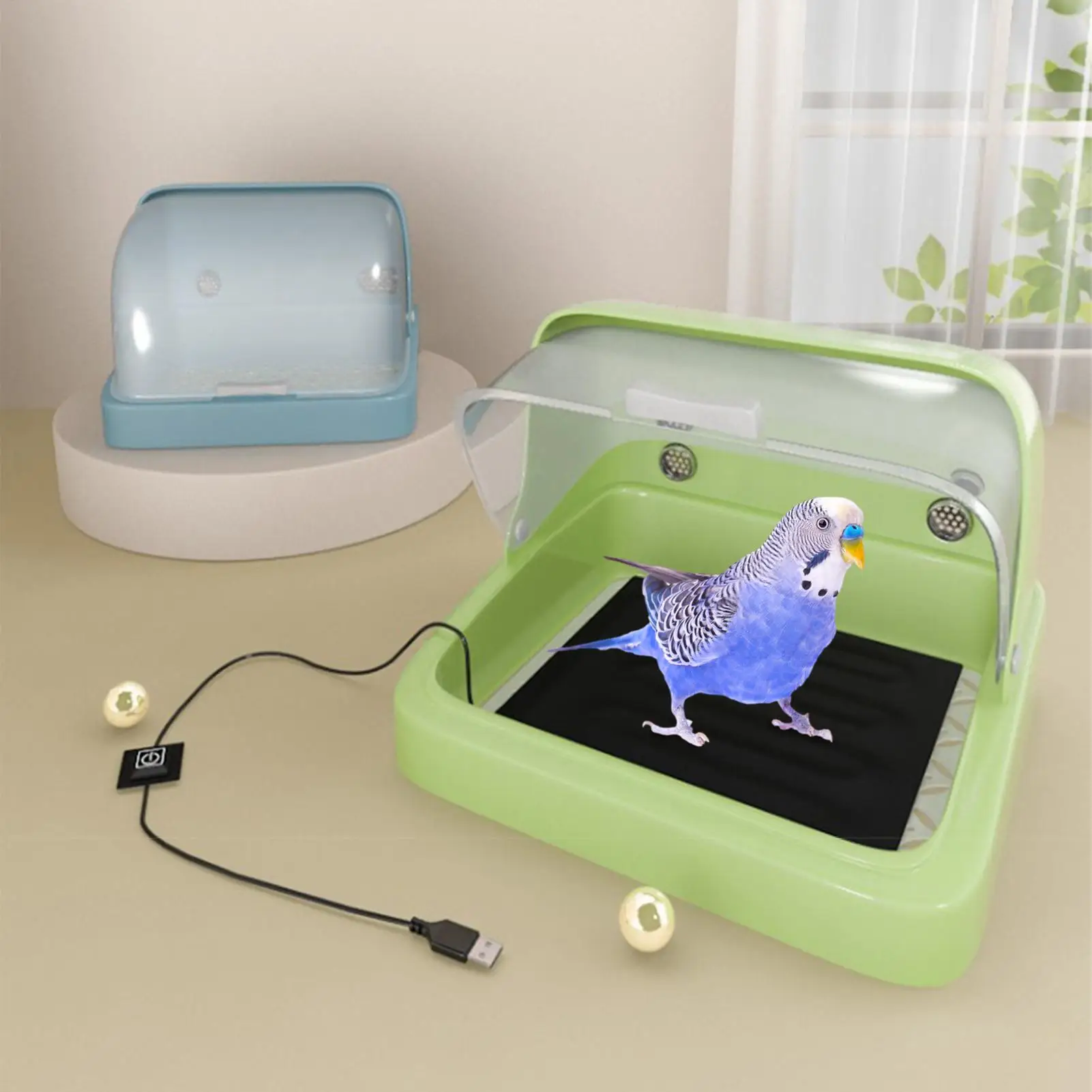 2025 Baby Chick Brooder Bird Incubator Brooding Box Chick Warmer Poultry Habitat Supplies for parrots chickens ducklings chicks