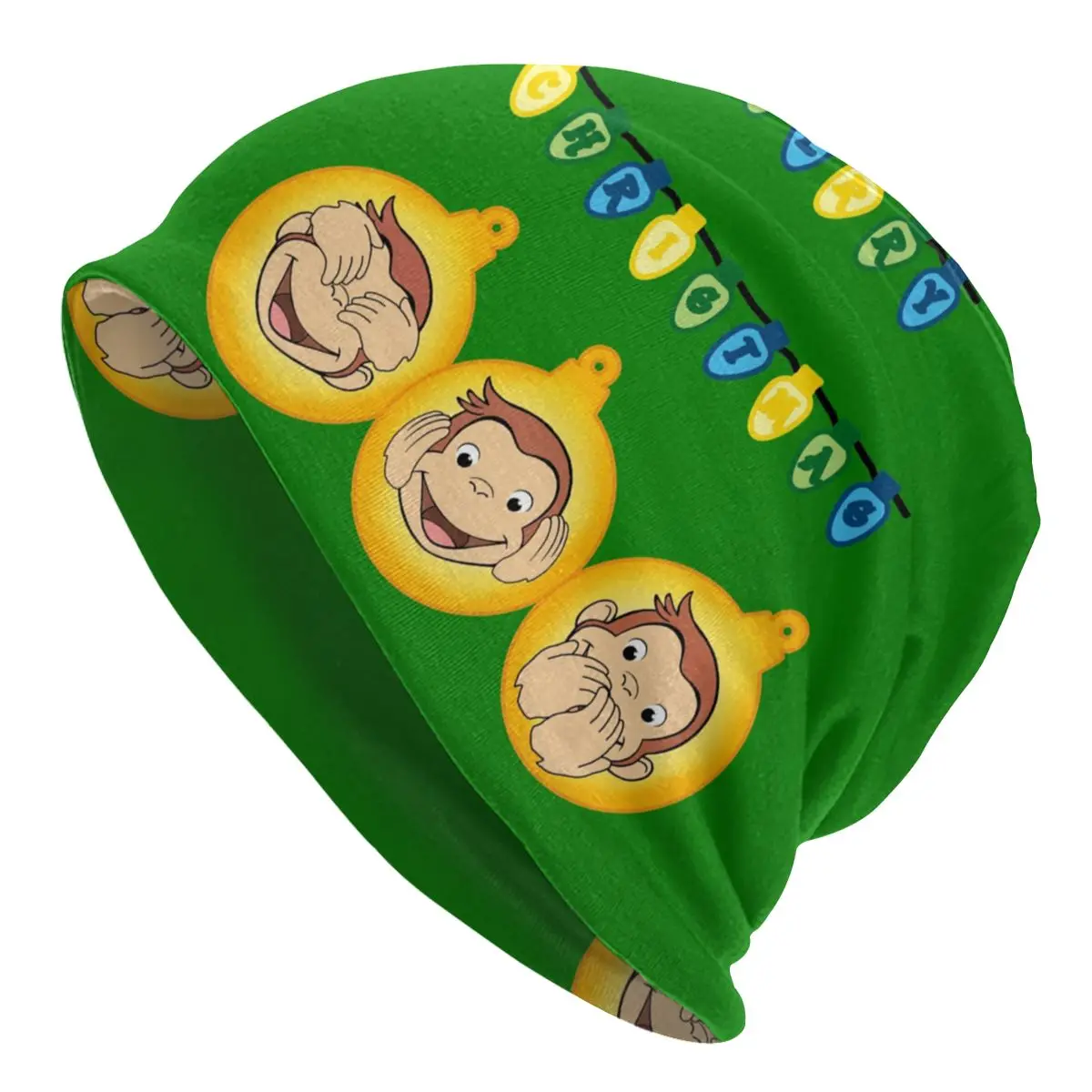 Burous George Manga Monkey Berretti Berretti Uomo Donna Unisex Street Winter Warm Knitted Hat Adult Merry Christmas Bonnet Hats