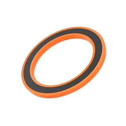 MagSafe Magnetic Ring Holder: Adhesive Strong Magnet Wall Mount & Mobile Stand (Orange)