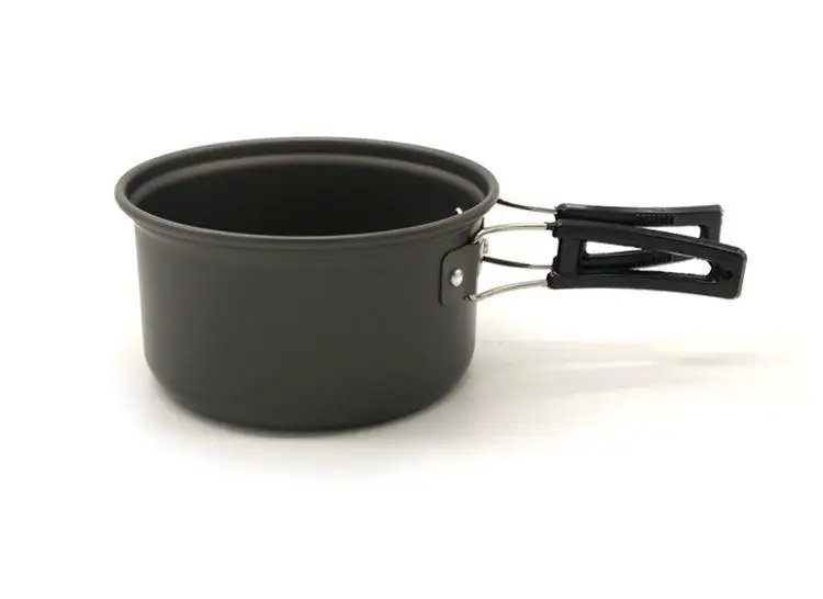 Camping Cookware Pot Lightweight Aluminum Alloy Portable Camping Cook Pot for Outdoor Picnic Hiking