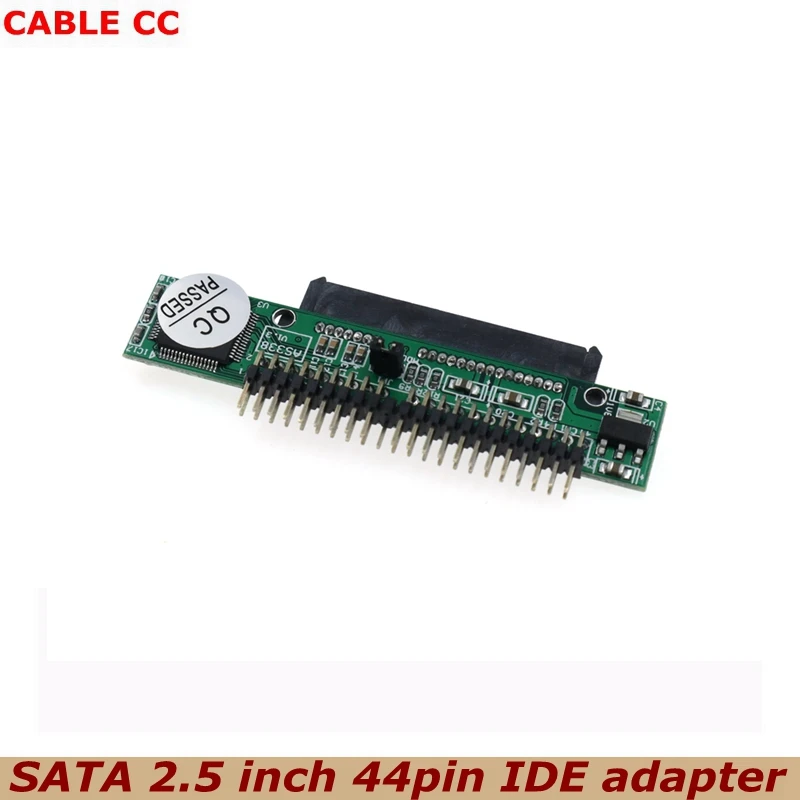 

1pcs/lot Sata to IDE 2.5 Sata Female to 2.5 inch IDE Male 44 pin port 1.5Gbs Support ATA 133 100 HDD CD DVD Adapter