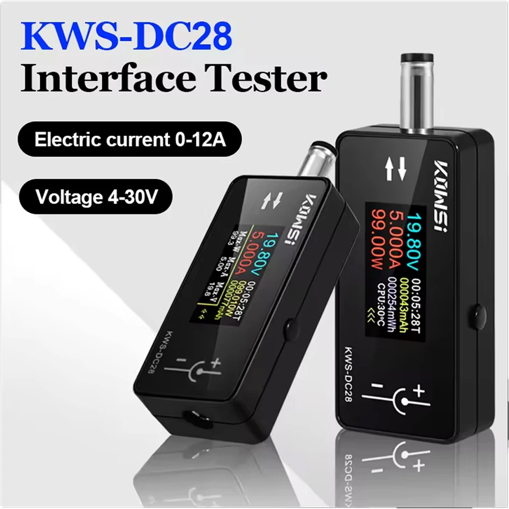KWS-DC28 0.96 inch TFT HD Digital Display DC Voltage Ammeter thumbnail 3
